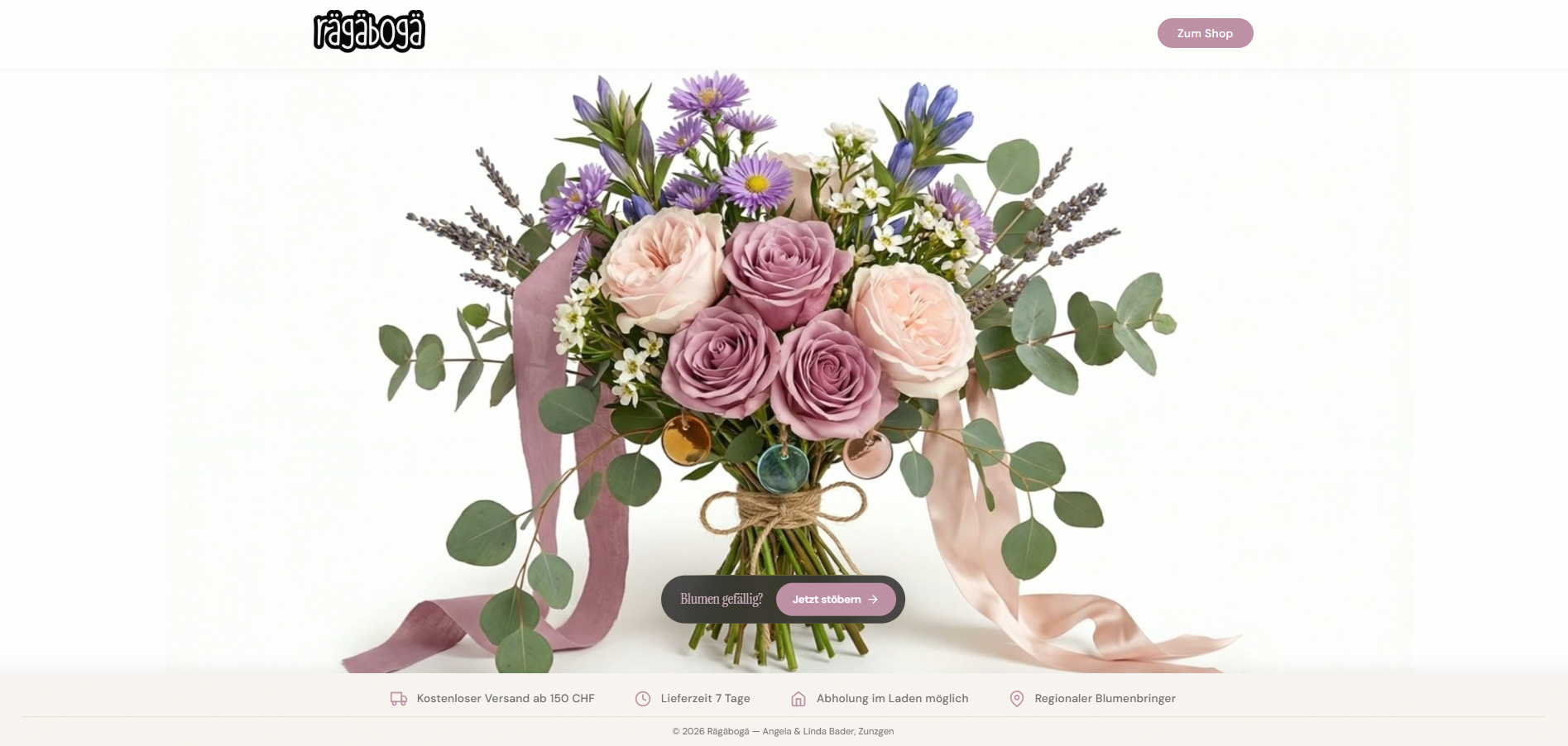 Rägäbogä Landing Page